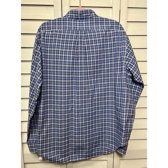 Ralph Lauren Classic Fit Long Sleeve Pony Logo Button Down Shirt Size Large - Picture 5 of 7